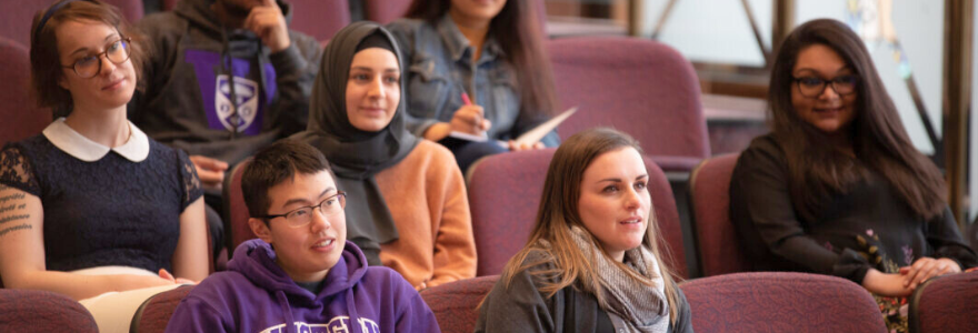 students listening
